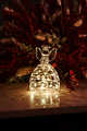 Sirius LED Angel Dolce angelo di Natale 8 LED a batteria 13cm vetro chiaro - Thumbnail 1