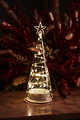 Sirius LED Glass Tree Dulce árbol de Navidad que funciona con pilas 22cm claro - Thumbnail 1