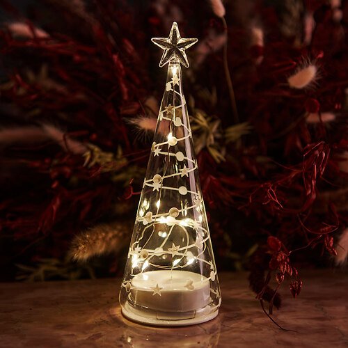 Sirius LED Glass Tree Sweet Christmas Tree battery operated 22cm clear