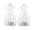 Sirius LED Glass Angels Cozy Angels Set of 2 battery operated 9cm clear - Thumbnail 2