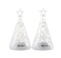 Sirius LED Glass Trees Cozy Tree Set of 2 battery operated 11,5cm clear - Thumbnail 1
