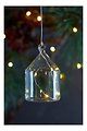 Sirius LED Glasshouse Rebecca House 12cm battery powered 5 LED glass clear - Thumbnail 4