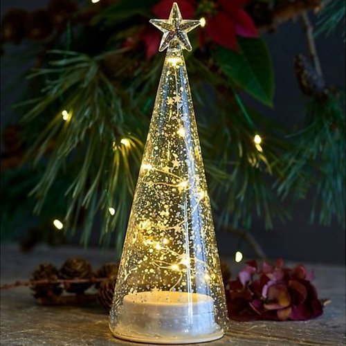 Sirius LED Glass Tree Romantic Tree a batteria 22cm chiaro