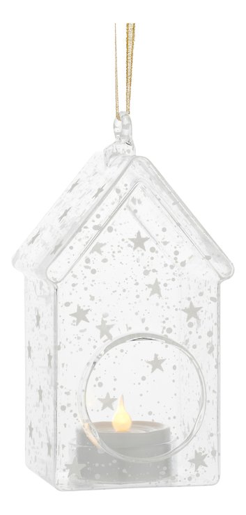 Sirius LED Laterne Romantic House 2er Set 13cm 1 LED Glas klar - Thumbnail 2