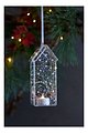 Sirius LED Lantern Romantic House Set of 2 18cm 1 LED clear glass - Thumbnail 3