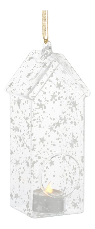 Linterna LED Sirius Casa Romántica Juego de 2 18cm 1 LED cristal transparente - Thumbnail 2