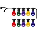 Sirius fata luci Tobias starter set 10 LED in vetro colorato all'esterno 4,5 m nero - Thumbnail 2