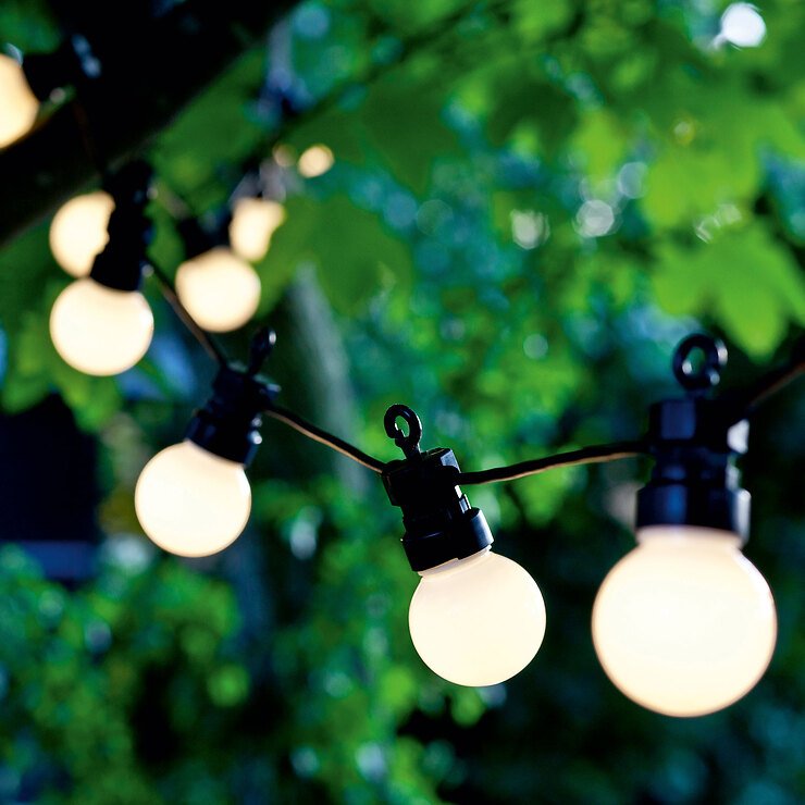 Sirius lumières féeriques Lucas Starter Set 10 LED givré extérieur 3m noir - Thumbnail 1