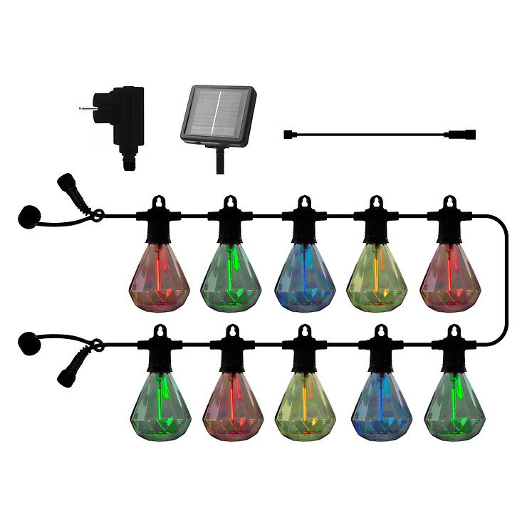 Sirius łańcuch świetlny Marcus Starter Set 10 LED 3 m kolorowy - Thumbnail 2