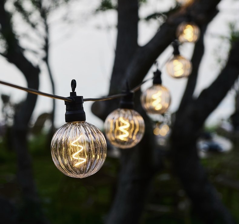 Sirius Guirlande lumineuse Luke extension 10 LED clair extérieur 5 m noir - Thumbnail 1