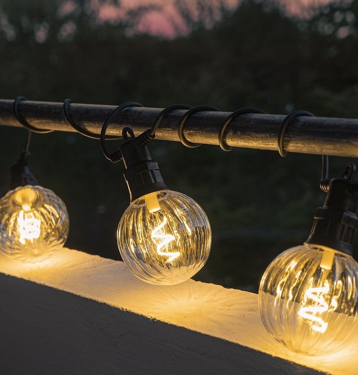 Sirius Guirlande lumineuse Luke extension 10 LED clair extérieur 5 m noir - Thumbnail 3