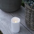 Sirius LED candle Storm Outdoor 7,5 x 12,5 cm plastic white - Thumbnail 2