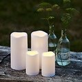 Sirius LED candle Storm Outdoor 7,5 x 12,5 cm plastic white - Thumbnail 3