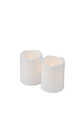 Sirius LED Candle Storm Mini Set of 2 Outdoor 5 x 6.5 cm plastic white - Thumbnail 2