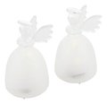 Sirius LED Glass Angels Frozen Angels Jeu de 2 piles 9cm blanc - Thumbnail 2