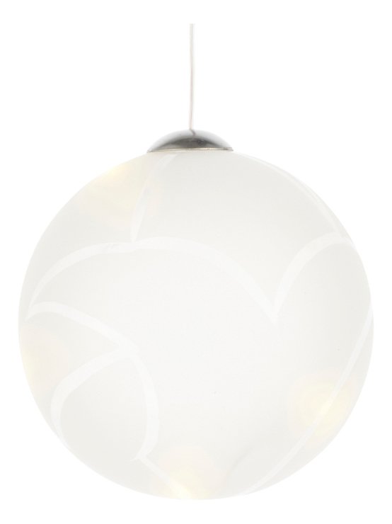 Sirius Leuchtkugel Frozen Ball batteriebetrieben 5 LED 8cm weiß - Thumbnail 1