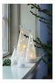 Sirius LED Glass Trees Frozen Tree Set of 2 battery operated 11.5cm white - Thumbnail 3