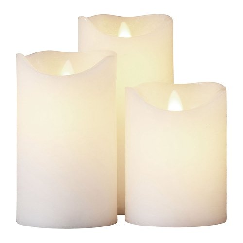 Sirius LED Candle Sara Exclusive Set of 3 Battery white