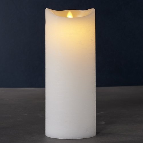 Świeca LED Sirius Sara Exclusive 10x25cm biała