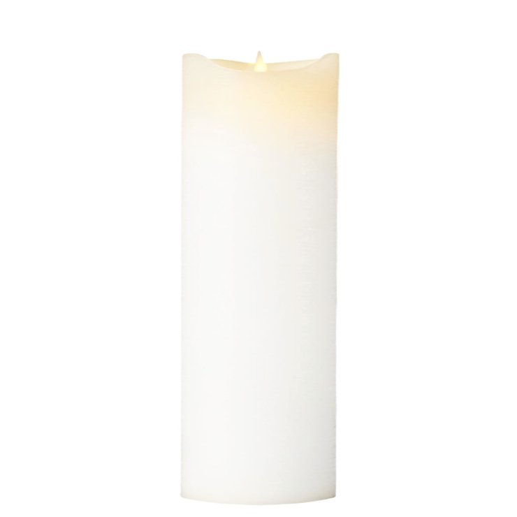 Świeca LED Sirius Sara Exclusive 10x30cm biała - Thumbnail 2