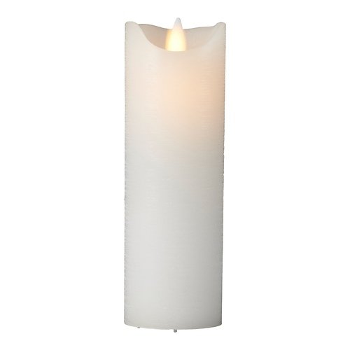 Vela LED Sirius Sara Exclusiva 5 x 15 cm blanca