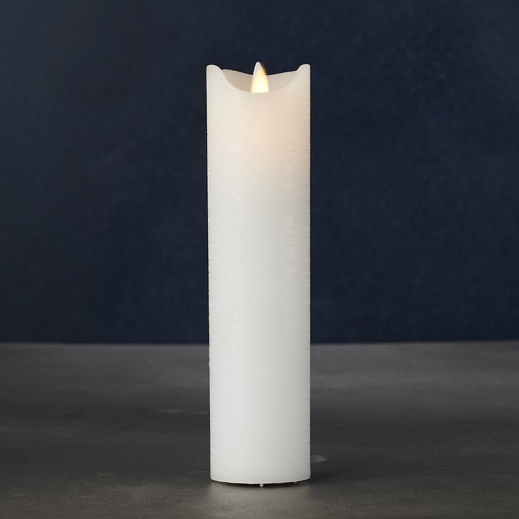 Świeca LED Sirius Sara Exclusive 5x20cm biała - Thumbnail 1