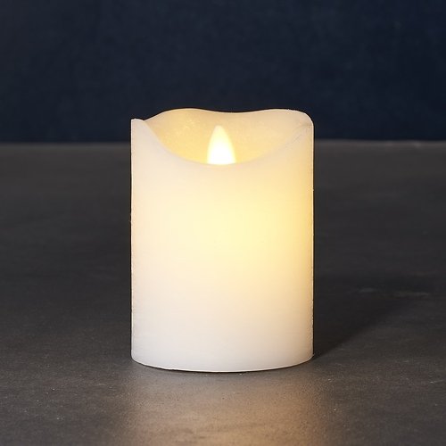 Świeca LED Sirius Sara Exclusive 7,5x10cm biała