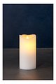 Sirius LED Kerze Sara Exclusive 7,5 x 15 cm weiß