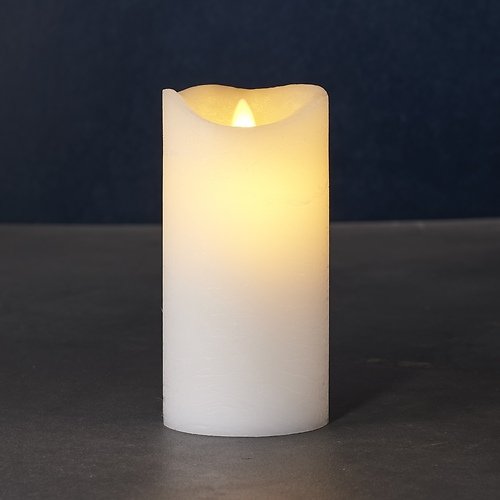 Sirius LED Kerze Sara Exclusive 7,5 x 15 cm weiß