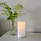 Sirius LED candle Sara rechargeable D 7.5 cm white