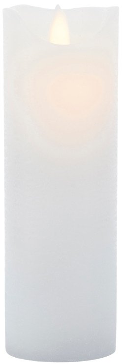 Świeca LED Sirius Sara 7,5x20cm z możliwością ładowania, biała - Thumbnail 2