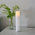 Sirius LED candle Sara rechargeable 5 x 25 cm white - Thumbnail 1