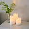 Sirius LED candle Sara rechargeable set of 3 7.5 cm white