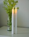 Sirius LED stick candle Sara set of 2 rechargeable 2 x 25 cm white - Thumbnail 1