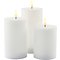 Sirius LED candle Smilla set of 3 rechargeable 7.5 x / 10 / 12.5 / 15 cm white