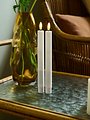Sirius LED Stick Candle Smilla Set of 2 rechargeable 2 x 25 cm white - Thumbnail 1