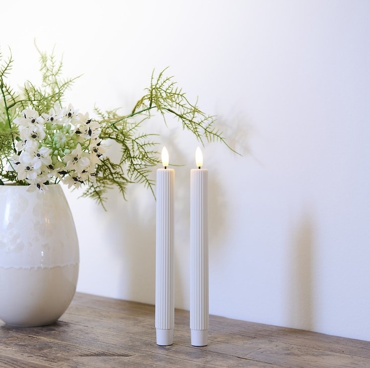 Sirius LED świeca w sztyfcie Smilla zestaw 2 2x25cm akumulator biały - Thumbnail 3