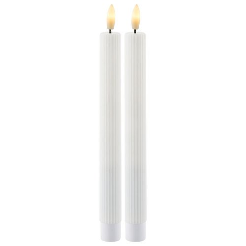 Sirius LED Stick Candle Smilla Set of 2 rechargeable 2 x 25 cm white