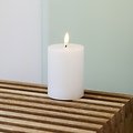 Sirius LED Kerze Sille 7,5 x 10 cm wiederaufladbar weiß - Thumbnail 2