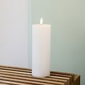 Sirius LED Kerze Sille 7,5 x 20 cm wiederaufladbar weiß - Thumbnail 2