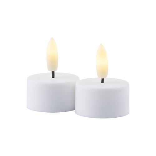 Sirius LED Tealight Sille 4 x 2,2 cm rechargeable 2pcs blanc