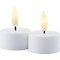 Sirius LED tea light Sille 6 x 3,4 cm ricaricabile set di 2 bianco
