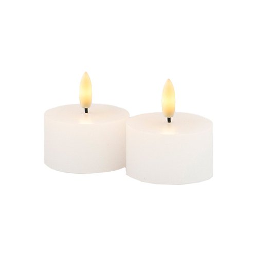 Sirius LED Tealight Sille 6 x 3,4 cm rechargeable 2pcs blanc