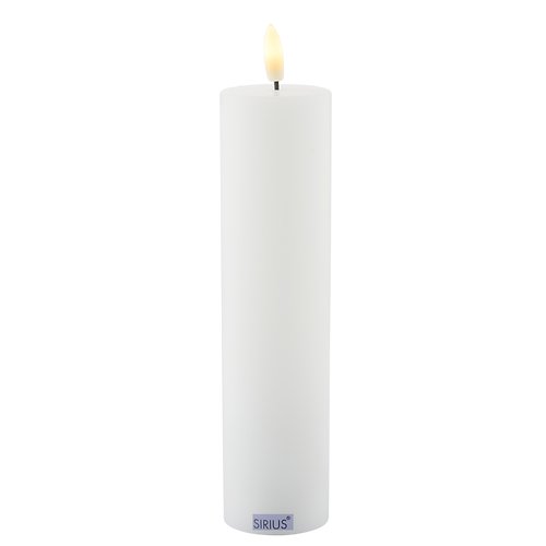 Sirius LED Kerze Sille 5 x 20 cm weiß