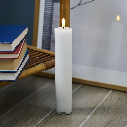 Sirius LED Candle Sille Exclusive 5 x 25 cm blanc