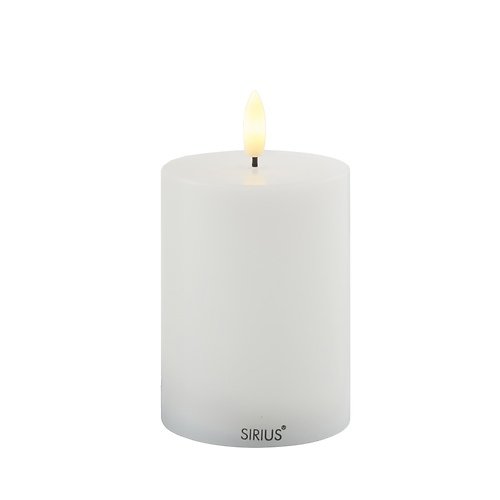 Sirius LED Candle Sille Exclusive 7,5 x 10 cm white