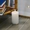 Sirius LED Candle Sille Exclusive 7,5 x 30 cm bianco