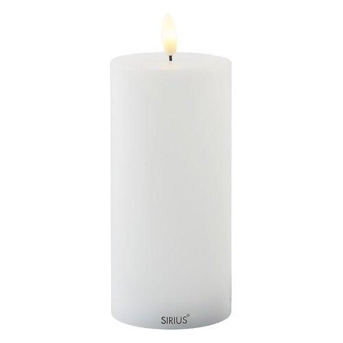 Sirius LED Candle Sille Exclusive 7,5 x 15 cm white