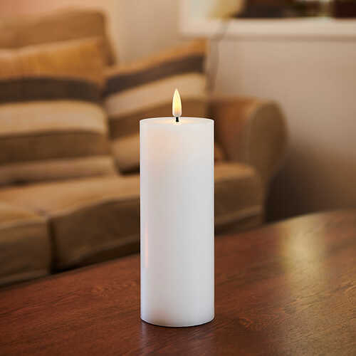 Sirius LED Candle Sille Exclusive 7,5 x 20 cm white