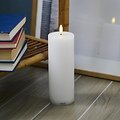 Vela LED Sirius Sille Exclusive 7,5 x 20 cm blanca - Thumbnail 2